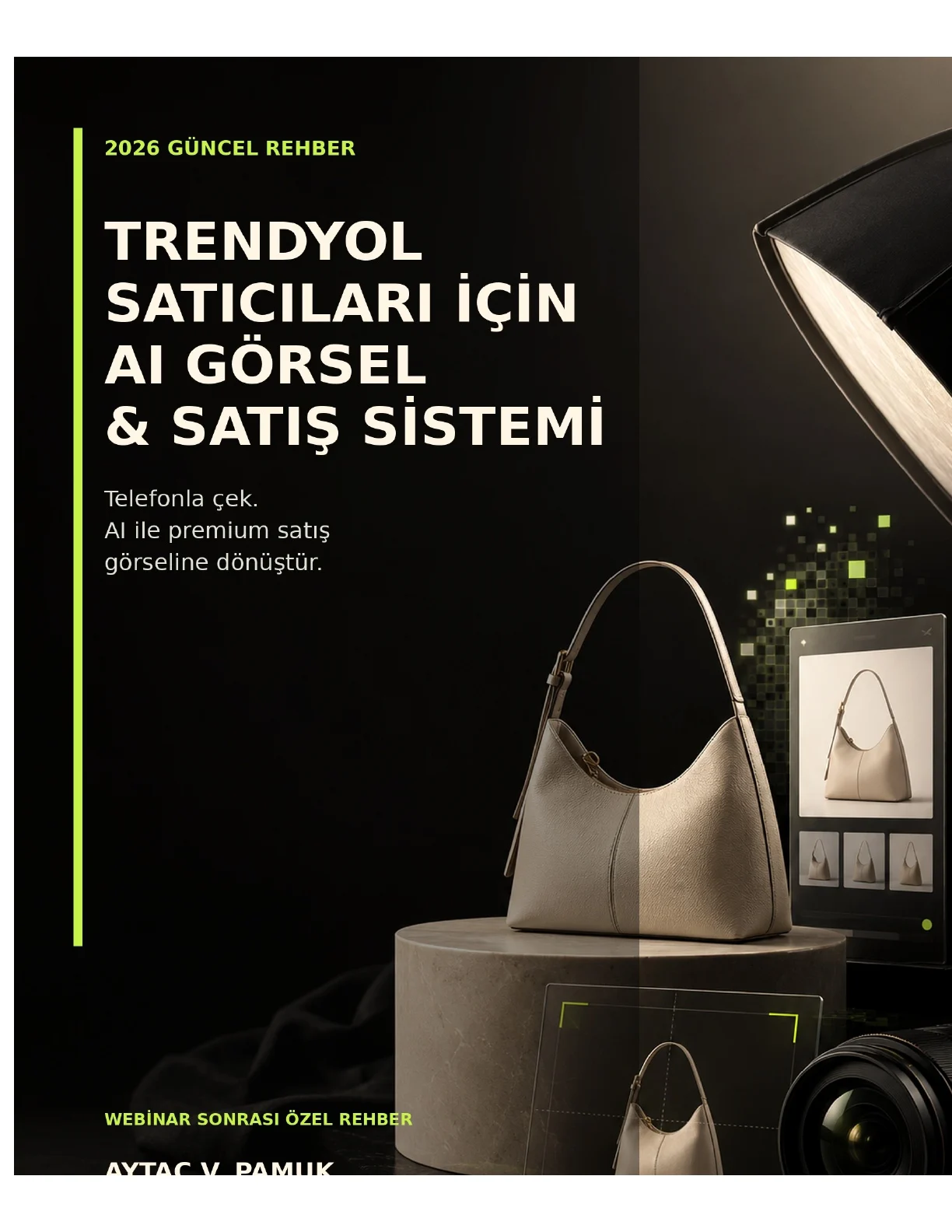 Trendyol Satıcıları İçin AI Görsel & Satış Sistemi kapağı